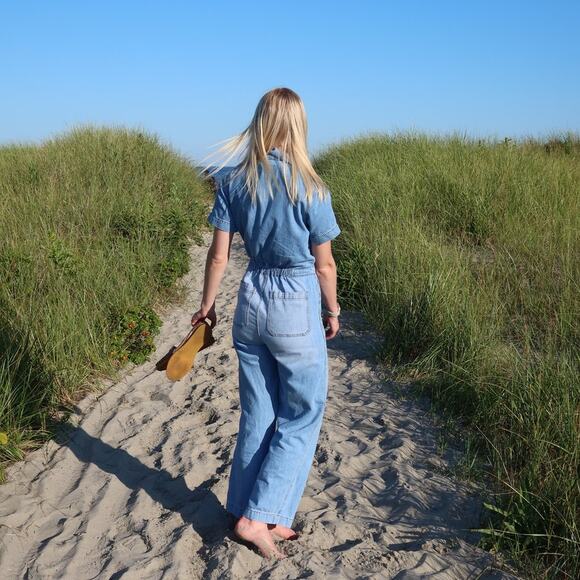 Kancan Paula Wide Leg Coveralls Denim Small - Picture 4 of 15